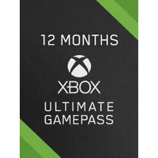 12 Months Xbox Game Pass Ultimate - Account
