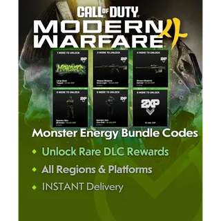 COD MW4 Monster Energy Full Set