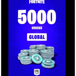 Fortnite 5000 Vbucks Account