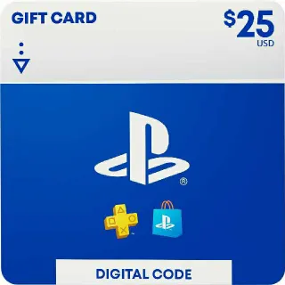 $25.00 PlayStation Store