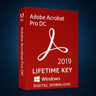 Adobe Acrobat Pro DC 2019 - Lifetime KEY