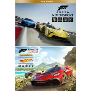 Forza Motorsport and Forza Horizon 5 Premium Editions Bundle