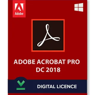Adobe Acrobat Pro 2018 Lifetime