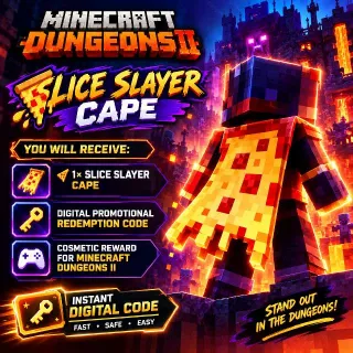 Minecraft Dungeons II Slice Slayer Cape