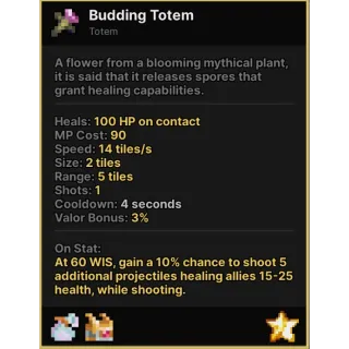 BUDDING TOTEM PIXEL QUEST LEGENDARY