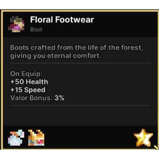 FLORAL FOOTWEAR PIXEL QUEST 