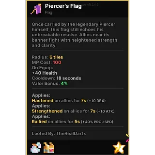 Piercer's Flag PIXEL QUEST