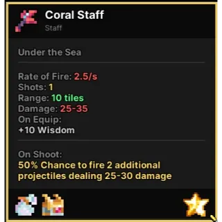 Pixel Quest | Coral Staff Legendary