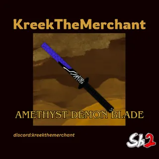 SWORDBUST 2 / Amethyst Demon blade