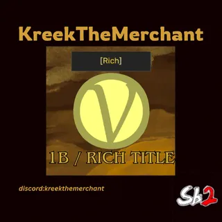 1B Vel's / Rich Title - Swordburst 2 