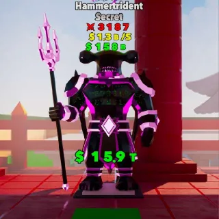 Neon Hammertrident Fight The Brainrot Fortnite 2 Star