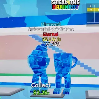 Diamond Croissantini Et Caffettino Steal The Brainrot Fortnite