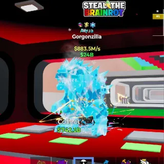Steal The Brainrot Fortnite Aqua gorgonzilla