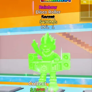 Steal The Brainrot Fortnite Disco Roller Rainbow
