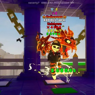 Fight The Brainrot Fortnite Red Evil Jack Halloween 2star 2 Traits