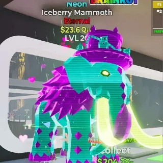 Neon Iceberry Mammoth Steal The Brainrot Fortnite 2 Traits