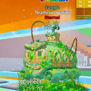 Tiramisubmirini Jungle Steal The Brainrot Fortnite