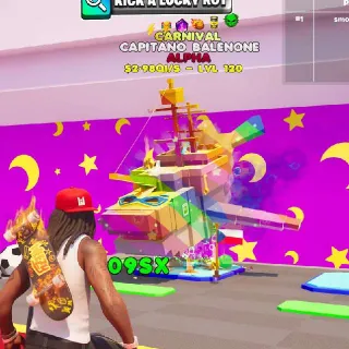 Kick A Lucky Rot Fortnite Capitano Balenone Carnival 6 Traits