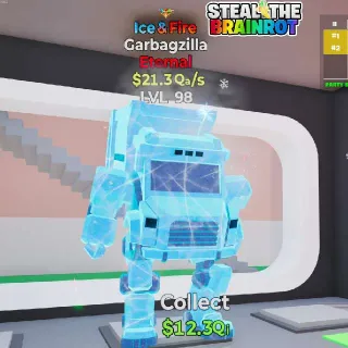 Ice And Fire Garbagzilla Steal The Brainrot Fortnite 1 Trait