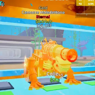 Cannone Maledettone Gold Steal The Brainrot Fortnite