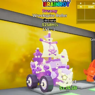 Wreckspire Roller Dreamy Steal The Brainrot Fortnite
