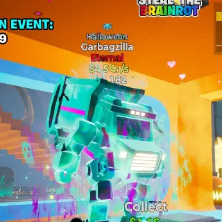 Garbagzilla Steal The Brainrot Fortnite Halloween 1 Trait