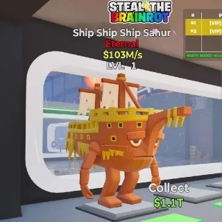 Ship Ship Ship Sahur Default Steal The Brainrot Fortnite