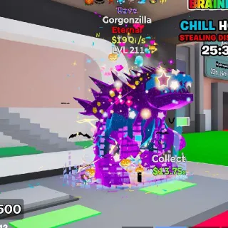 8 TRAITS Gorgonzilla Rave Steal The Brainrot Fortnite 8traits