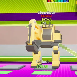 Diggoblock Steal The Brainrot
