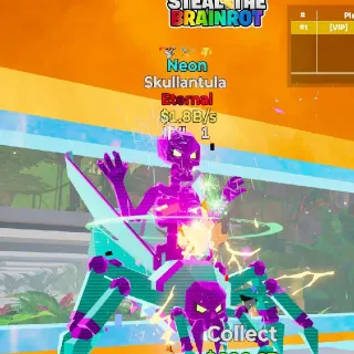 Neon Skullantula Steal The Brainrot Fortnite 3 Traits