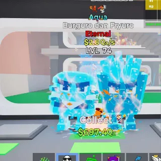 Burguro Dan Fryuro Aqua Steal The Brainrot Fortnite