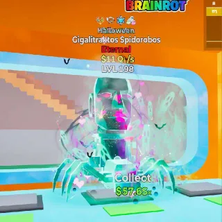 Gigalitraktos Spidorobos Halloween Steal The Brainrot Fortnite 4 Traits