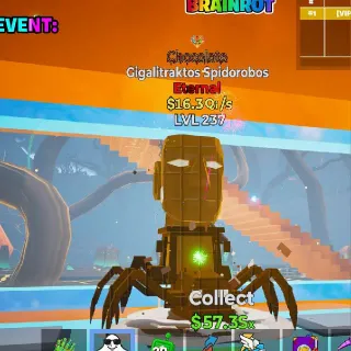 Chocolate Gigalitraktos Spidorobos Steal The Brainrot Fortnite  1 Trait