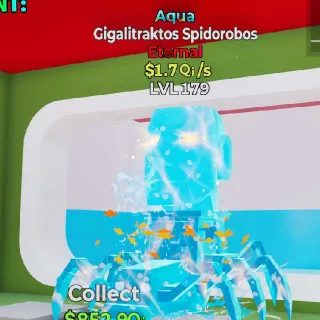 Aqua Gigalitraktos Spidorobos Steal The Brainrot Fortnite
