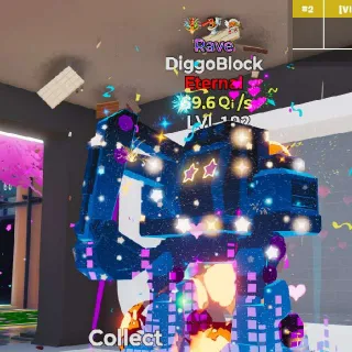 Rave Diggoblock Steal The Brainrot Fortnite 3 Traits