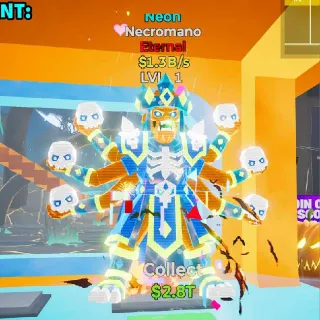 Necromano Neon 4 Traits Steal The Brainrot Fortnite