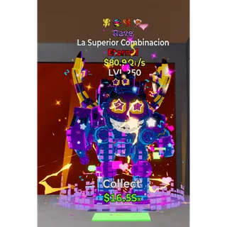 Lvl 250 La Superior Combinacion Rave 4 Traits 80.9Qi/s