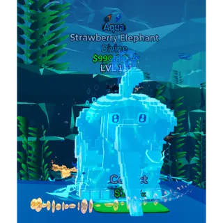 Aqua Strawberry Elephant 2 Traits 990.8Qa/S