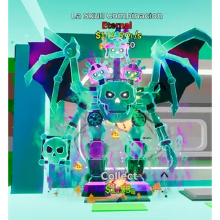 Lvl 250 La Skull Combinacion Spooky 3 Traits 104.5Qi/s
