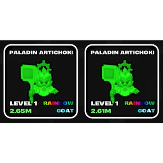 x2 Paladin Artichoke Rainbow