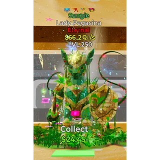 Lvl 250 Lady Pegasina Jungle 4 Traits 66.2Qi/s