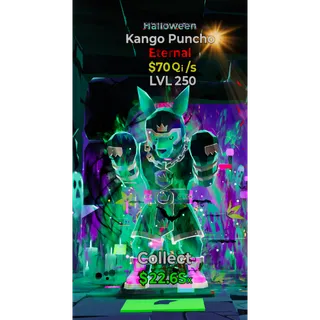 Lvl 250 Kango Puncho Halloween 4 Traits 70Qi/s