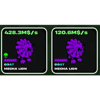 2 Admin Mecha Lion