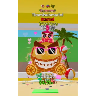 Lvl 250 Tiramisubmarini Summer 3 Traits 45.5Qi/s