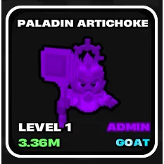 x1 Paladin Artichoke Admin