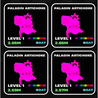 x4 Paladin Artichoke Rainbow
