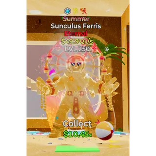 Lvl 250 Sunculus Ferris Summer 3 Traits 49.9Qi/s