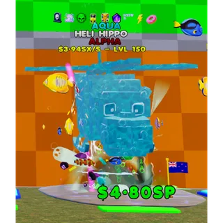 Lvl 150 Heli Hippo Aqua 9 Traits