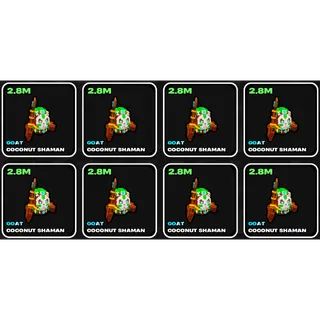 x8 Coconut Shaman