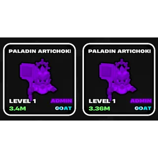 x2 Paladin Artichoke Admin